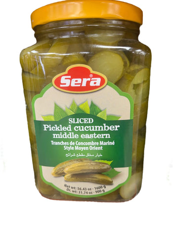 Sera Sliced Pickled Cucumbers Middle Eastern (1600g) - Papaya Express